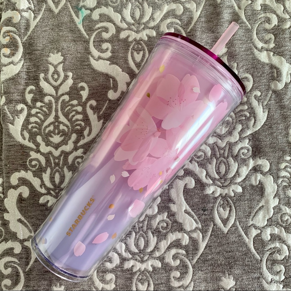 😍 Starbucks Sakura Blossom Gradient Pink Blue Cup
